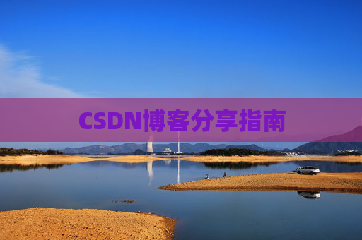CSDN博客分享指南