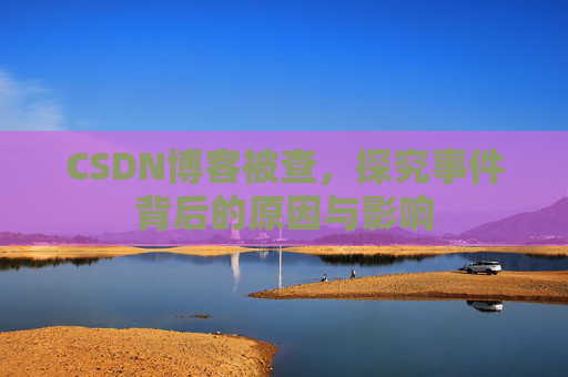 CSDN博客被查，探究事件背后的原因与影响